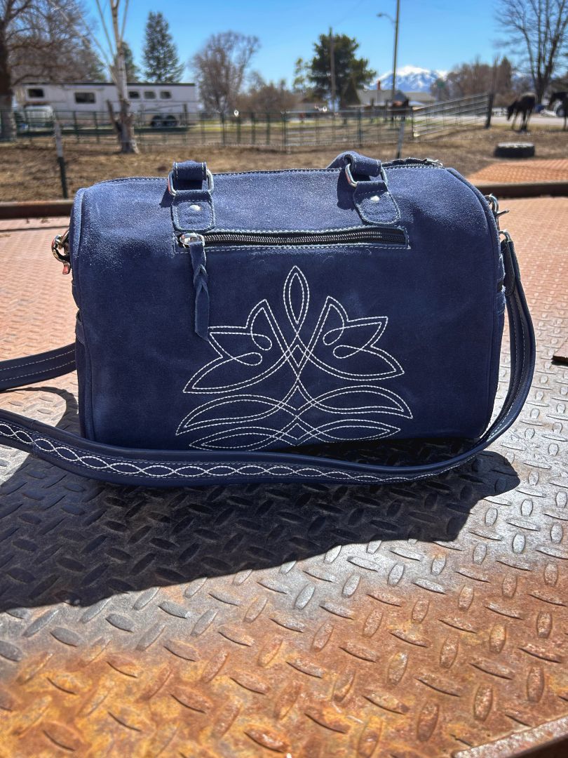 Blue Boot Mini Duffle