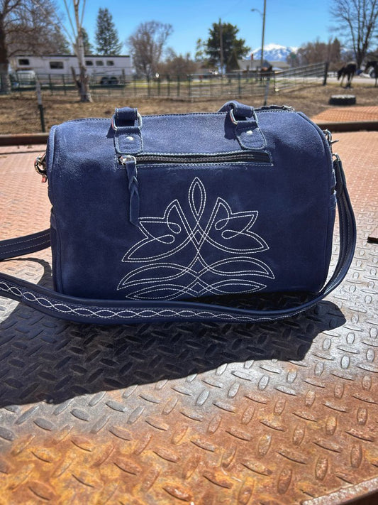 Blue Boot Mini Duffle
