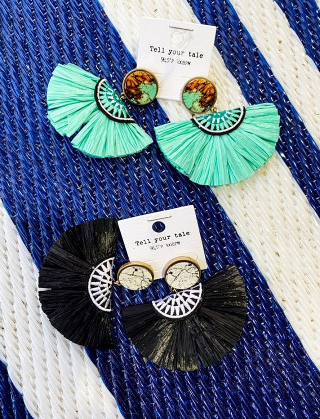Moroccan Wood Earrings
