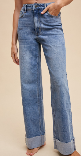 Women's Cuffed Jeans