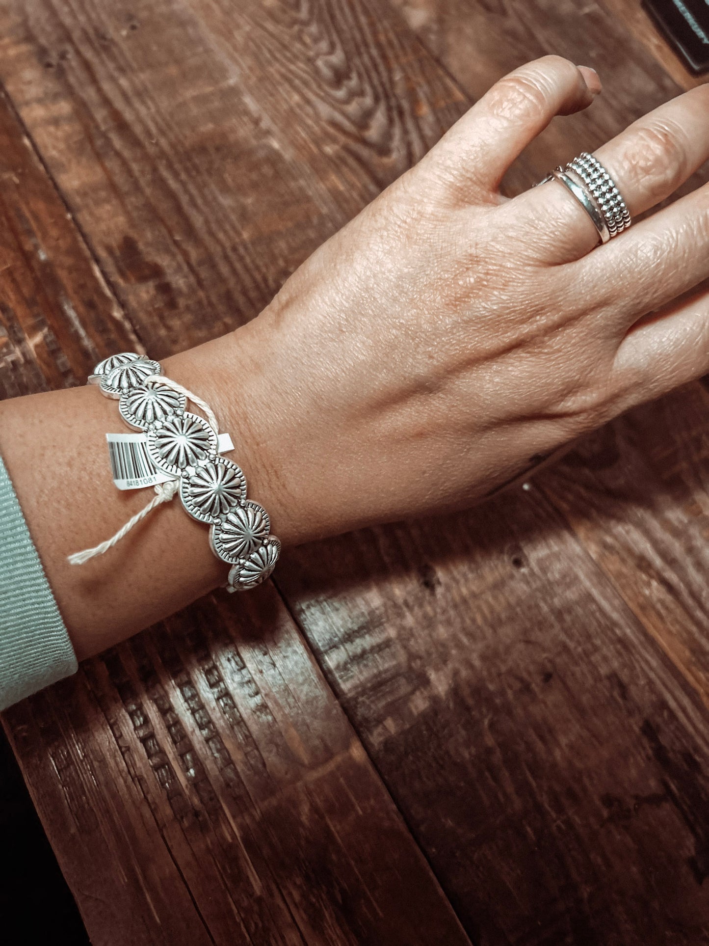 Concho Cuff Bracelet