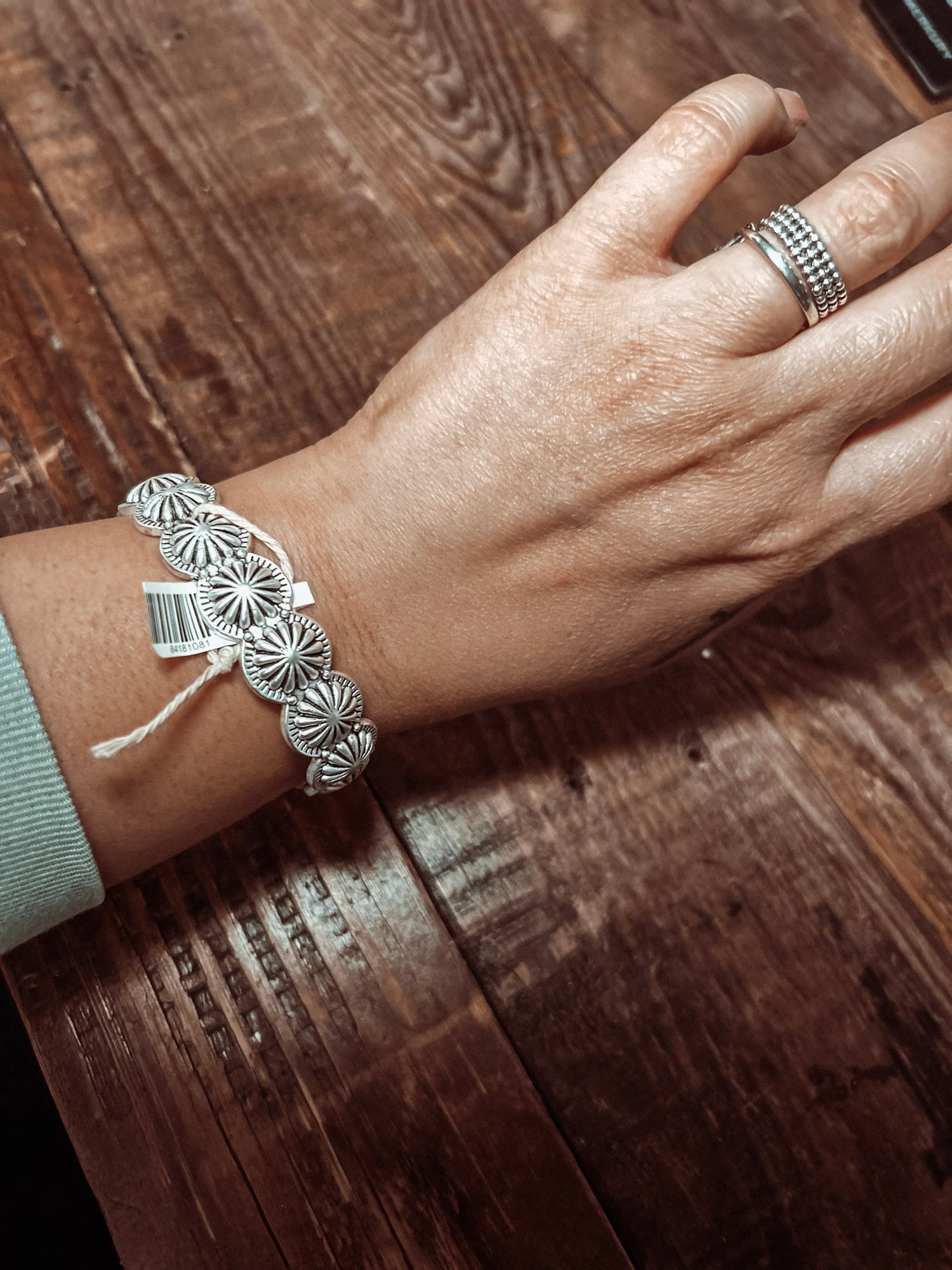 Concho Cuff Bracelet