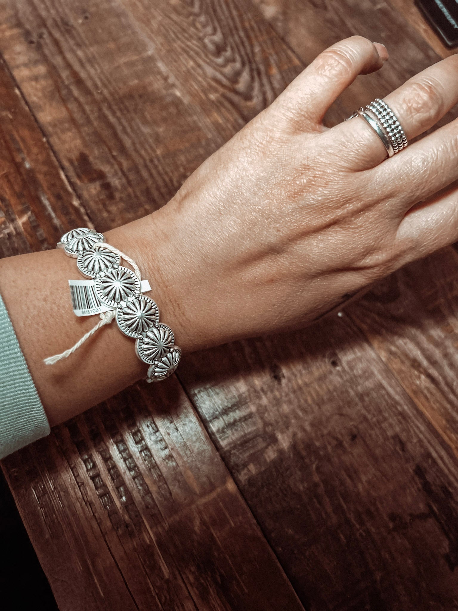 Concho Cuff Bracelet