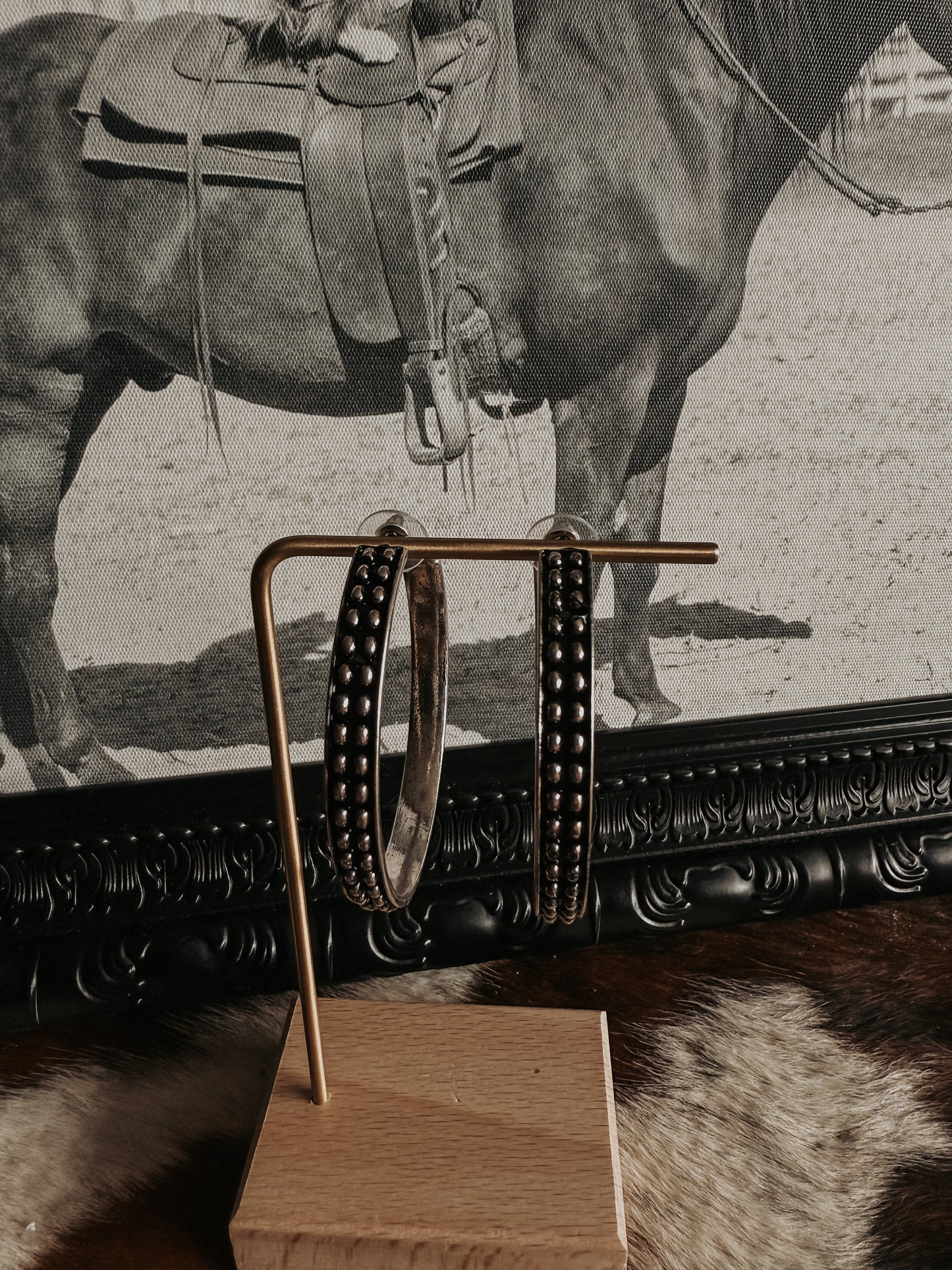 Silver Prairie Bubble Hoops