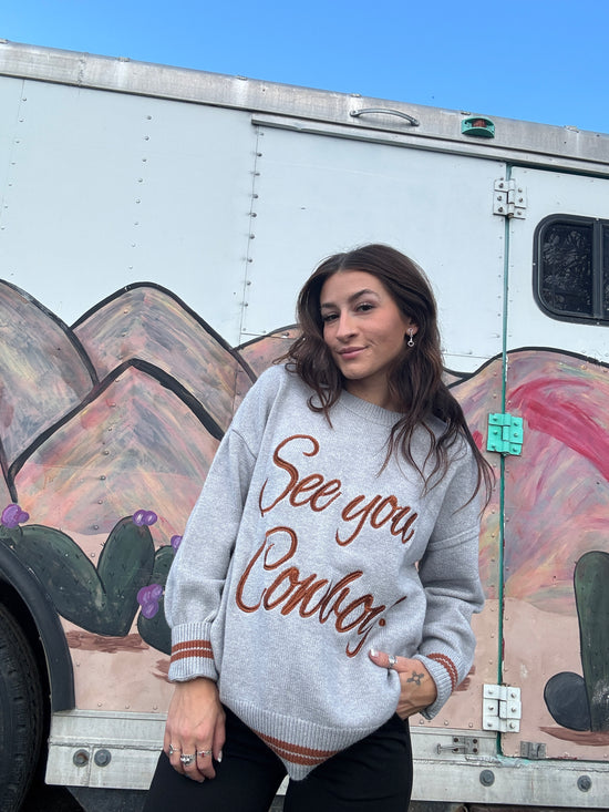 See ya Cowboy Sweater