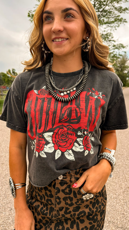 Rose & Reckless Crop Tee