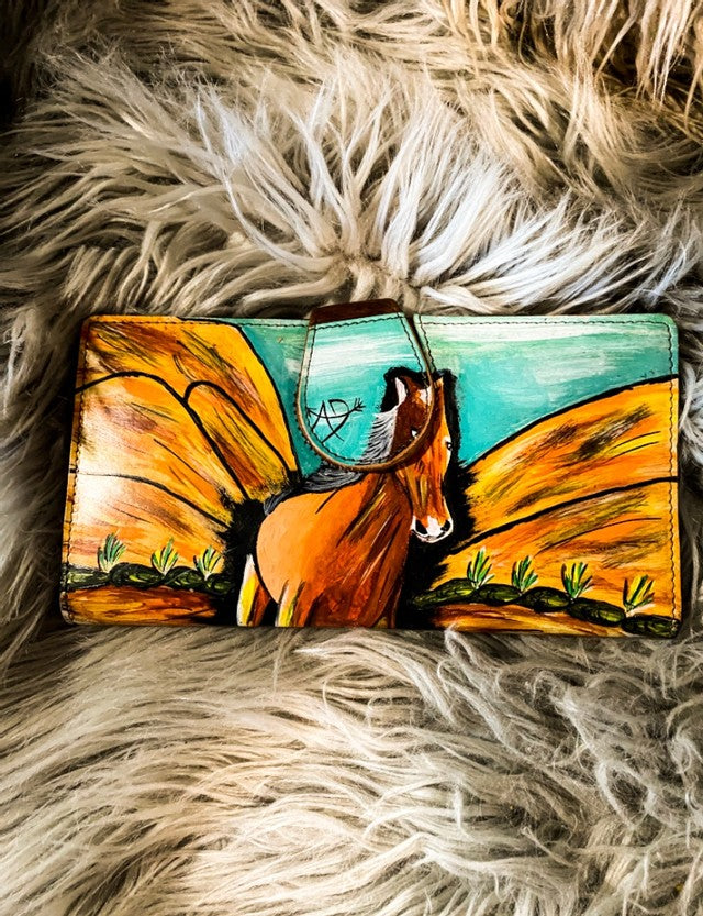 Hand Painted Wallets